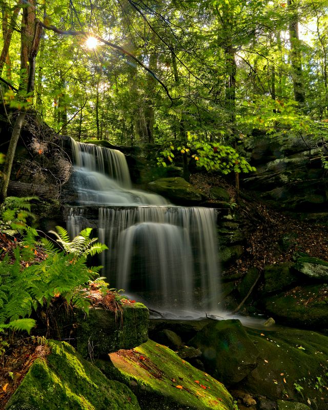 Landscape\n\nThompson Ledges Falls\n\nThompson Ledges Park