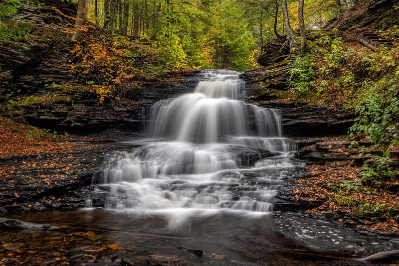 Landscape\n\nOnondaga Falls\n\nRickets Glen State Park