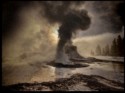 Landscape\n\nCastle Geyser Sunrise Yellowstone NP