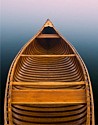 60-year-old cedar-strip canoe, 5:30 a.m. on Clear Lake, Ontario